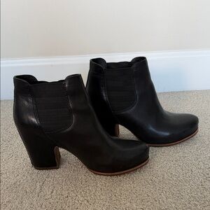 Kork-Ease Black Ankle Booties